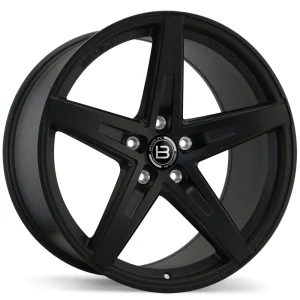 Braelin – BR08 – Black – 19″x10″ 25mm – All weather Wheels – BR08-1900-65FN+25E601